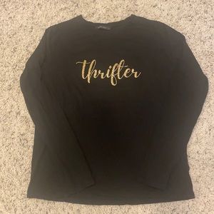 Thrifter Small Long Sleeve Shirt NWOT LUCKY SHIRT